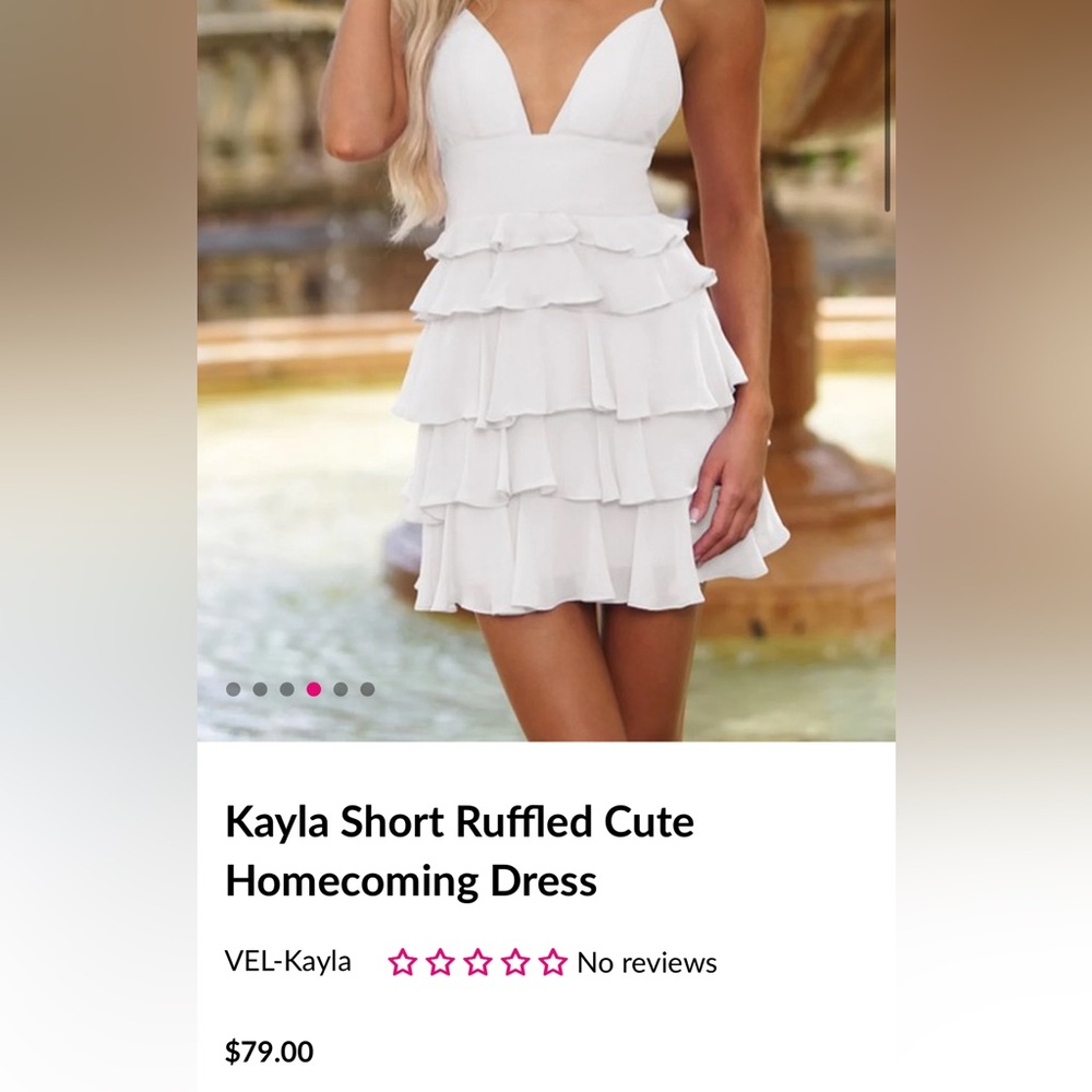 PROM GIRL White Dress